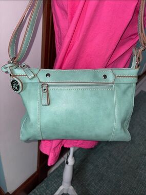 Relic  Crossbody bag Shoulder Bag vegan leather mint green/2 exterior pockets